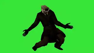 Skibidi Toilets Cameraman Dancing Green Screen