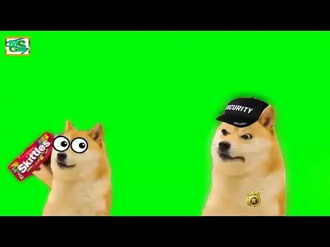Skittles meme Doge Green Screen