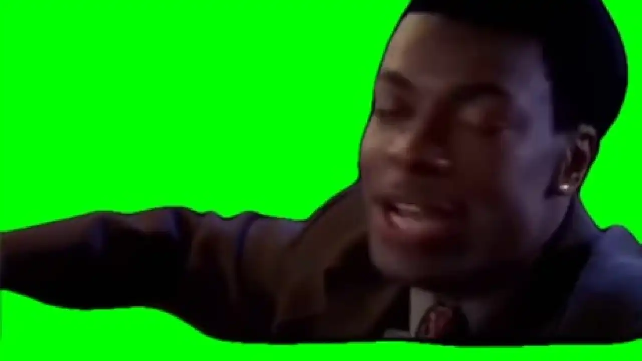 Slap me man Meme green screen