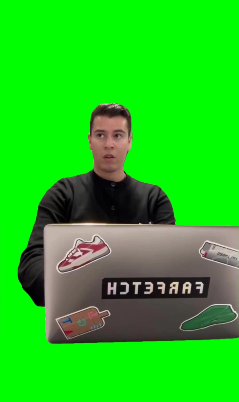 Slapping Meme green screen