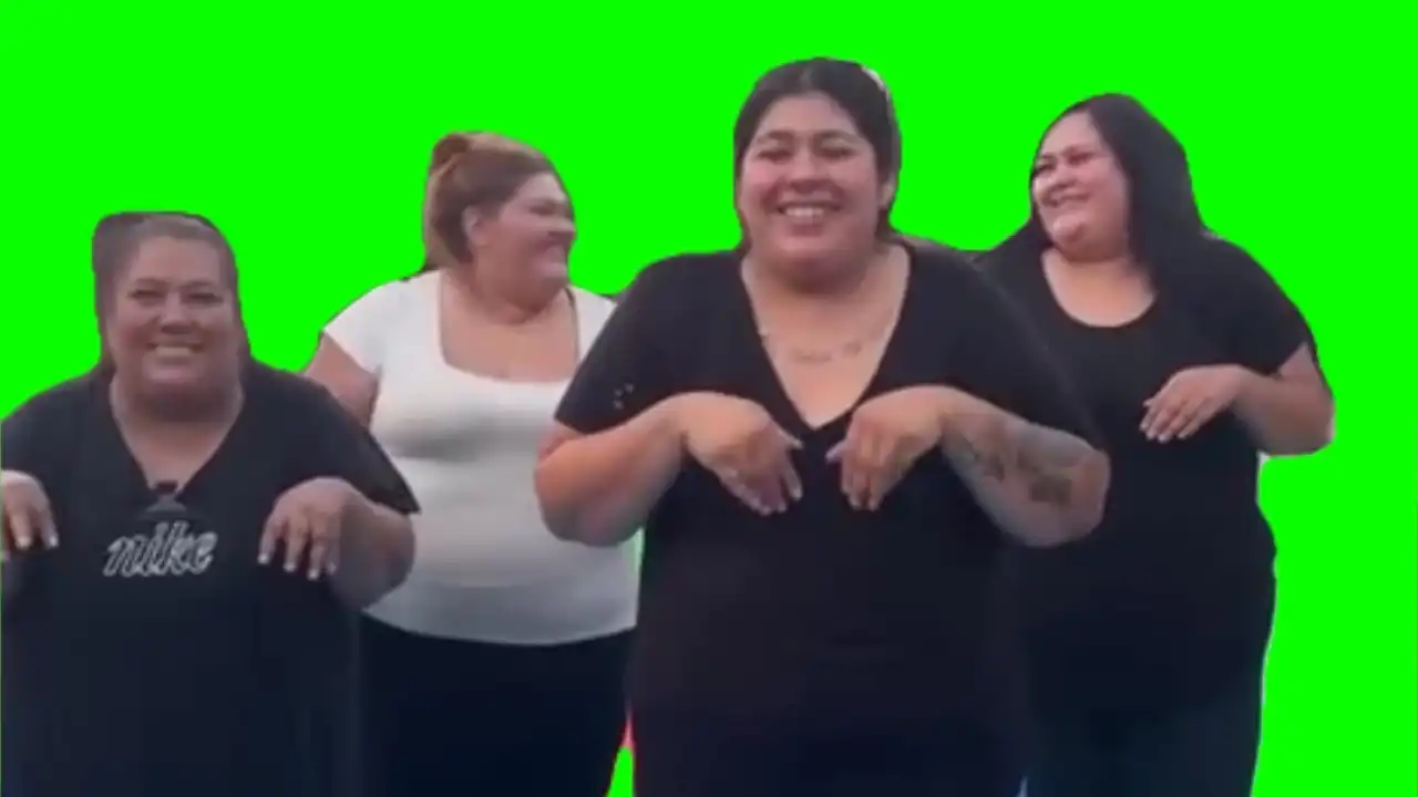 Slip n slide meme green screen