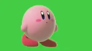 Some Smash Ultimate Kirby Green Screen