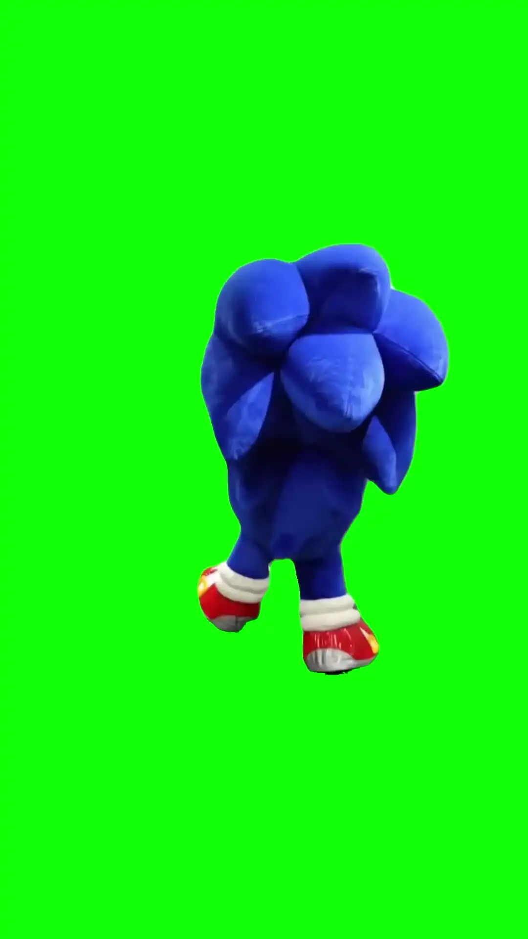 Sonic trying to be sneaky meme green screen