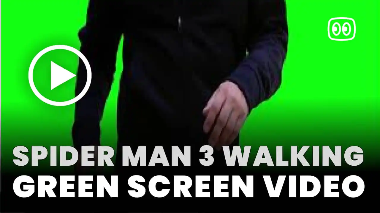 Spider Man 3 Walking Green Screen