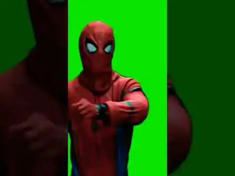 Spider man Green screen