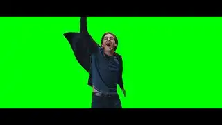 Spider-Man im back im back Green Screen