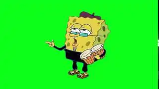 SpongeBob Cool Crab Green Screen