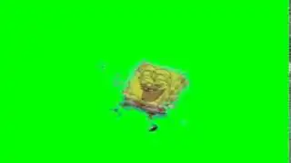 Spongebob Dancing Happy meme Green Screen