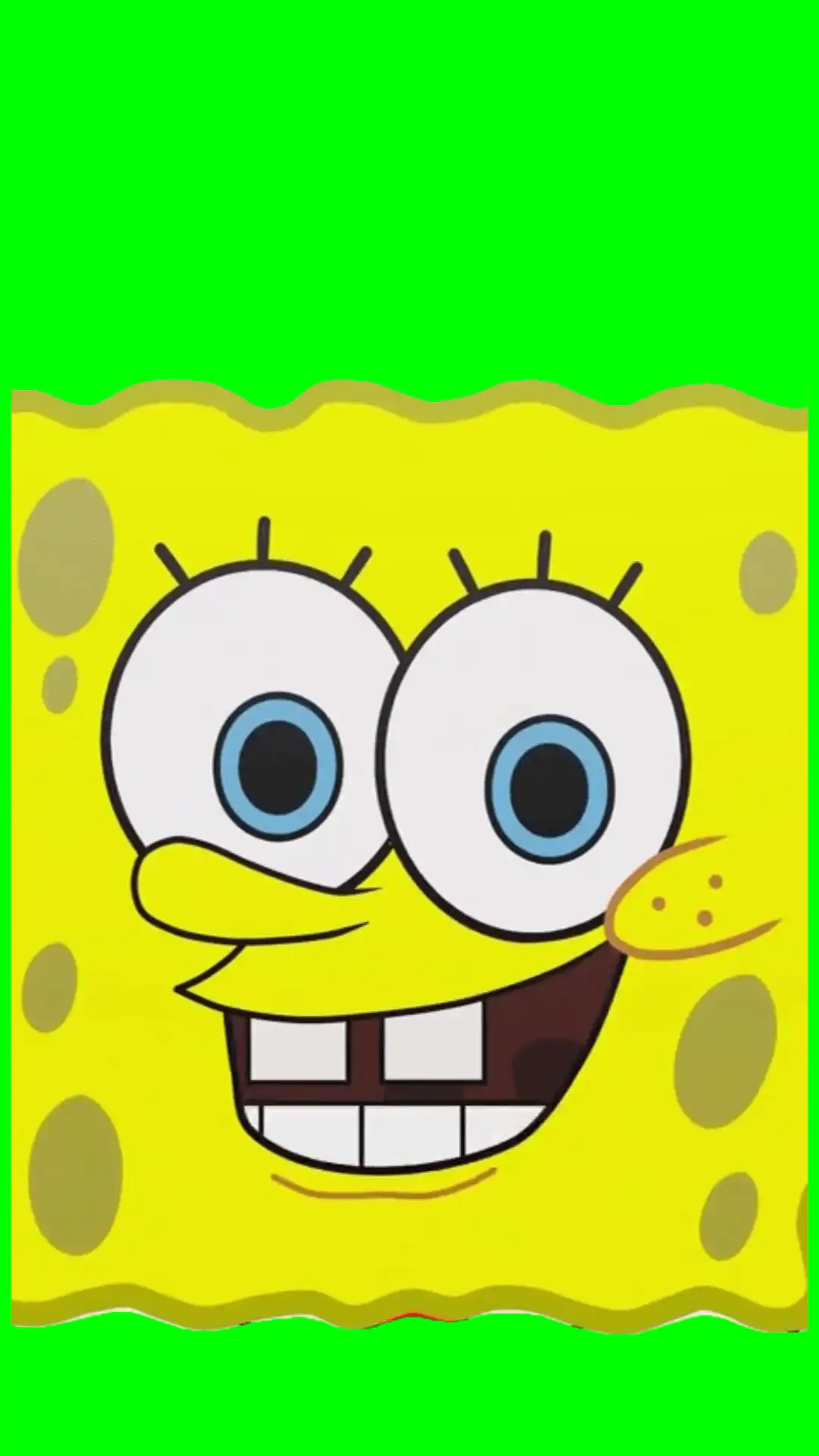 SpongeBob GLO in GLE Eugh Eugh Meme green screen