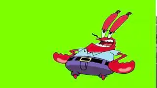 SpongeBob Mr Krabs There we go green screen
