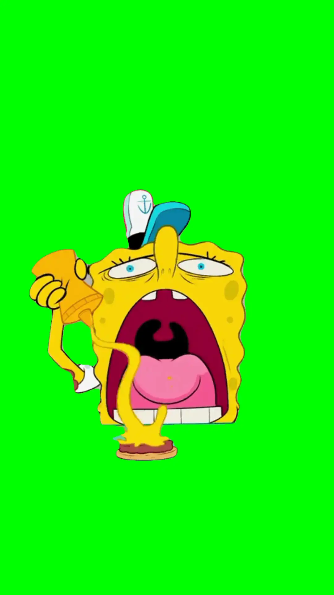 SpongeBob Mustaaaard Meme Green Screen