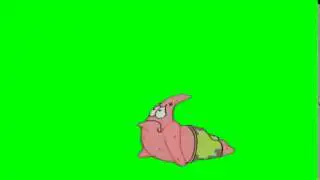 SpongeBob Patrick Crying Green Screen