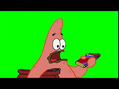 SpongeBob Patrick green screen