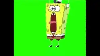 SpongeBob Victory Screech Green Screen