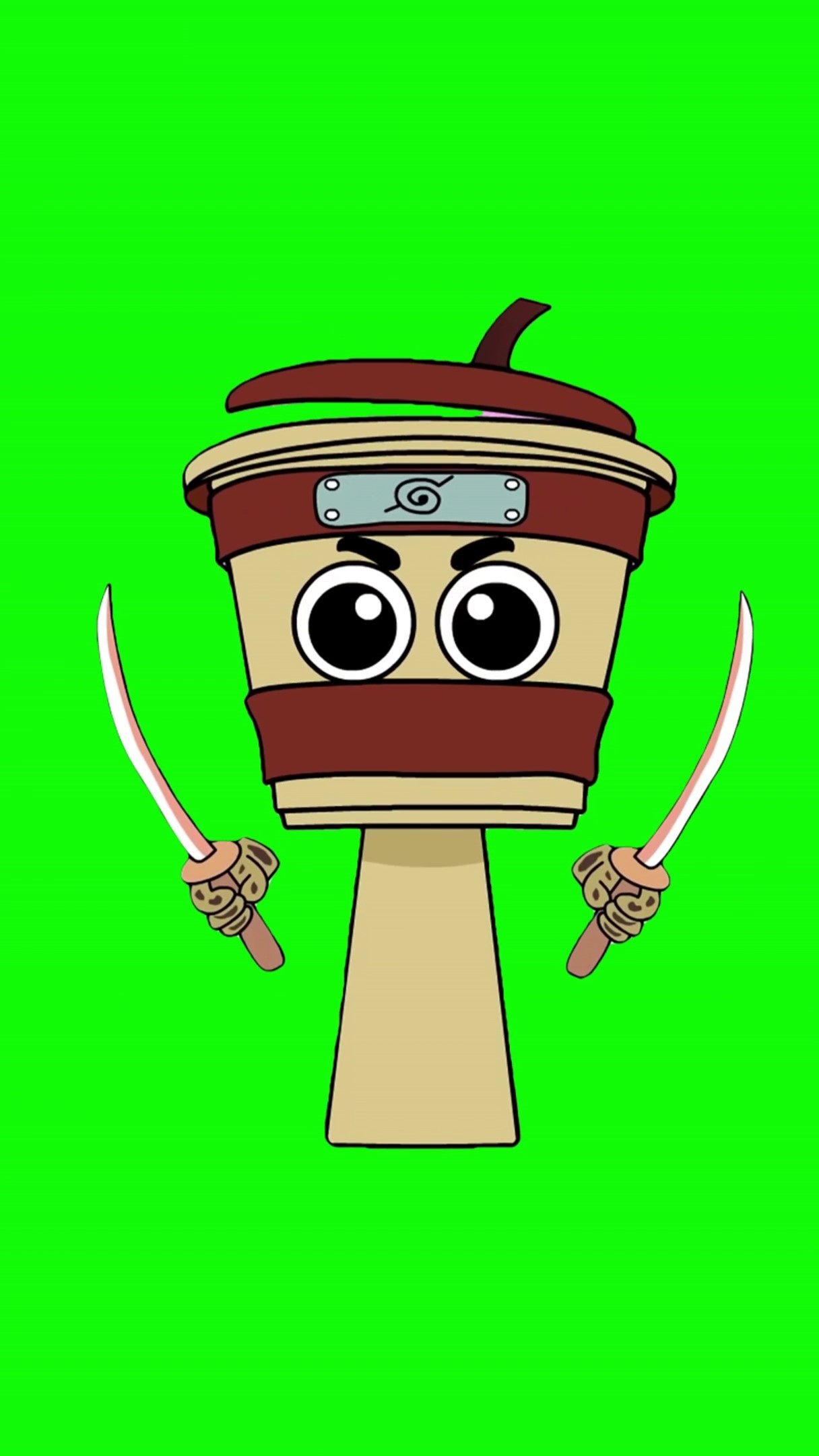 Sprunki Italian brainrot Cappuccino Assassino Green Screen