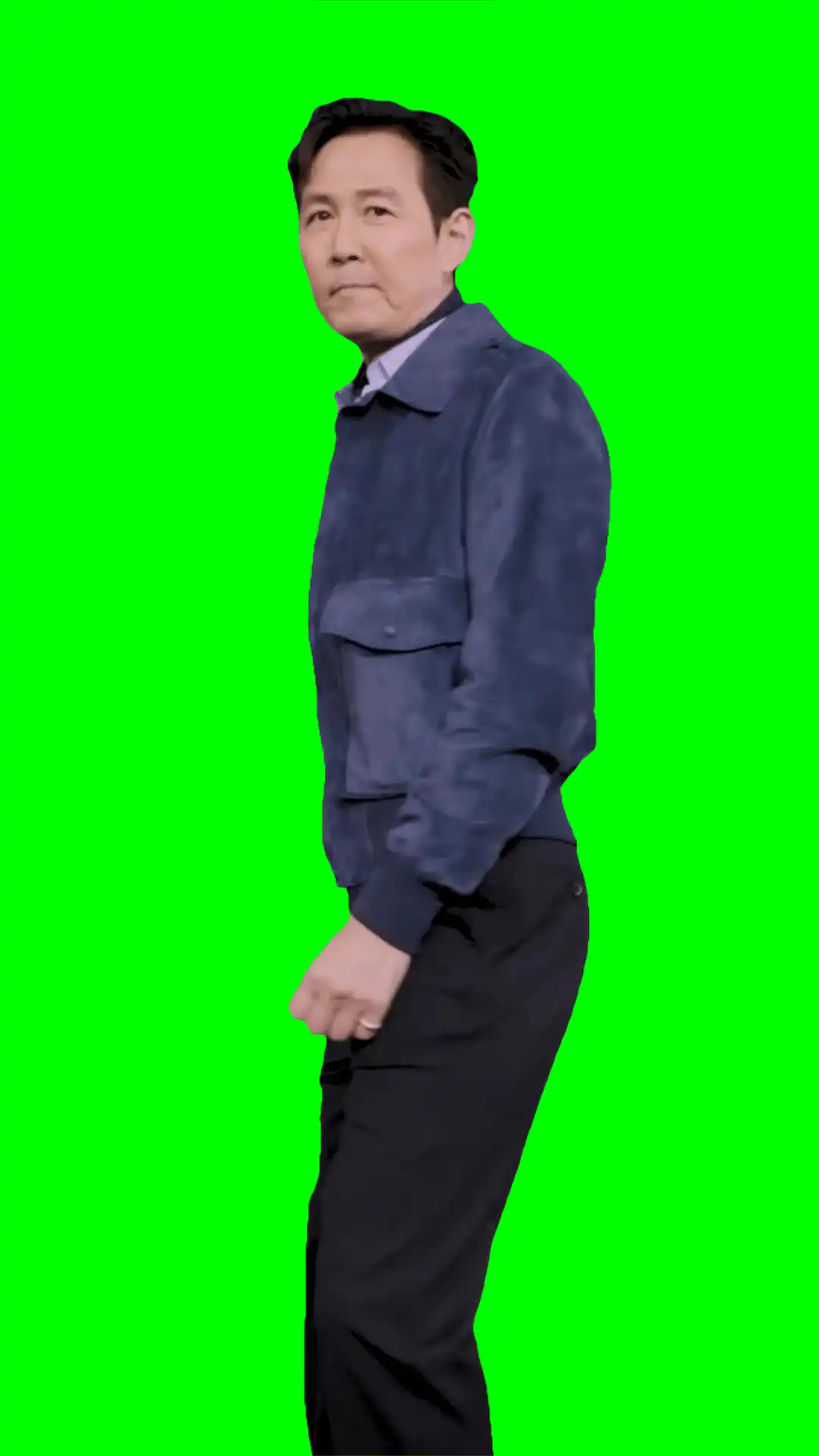 Squid game actors reveal green screen