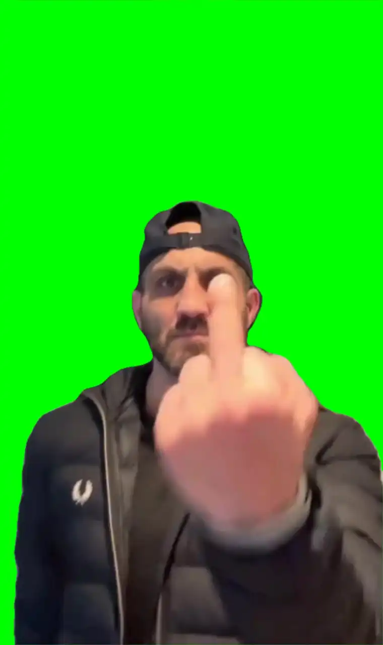 Squid Game Middle Finger Dance Meme green screen