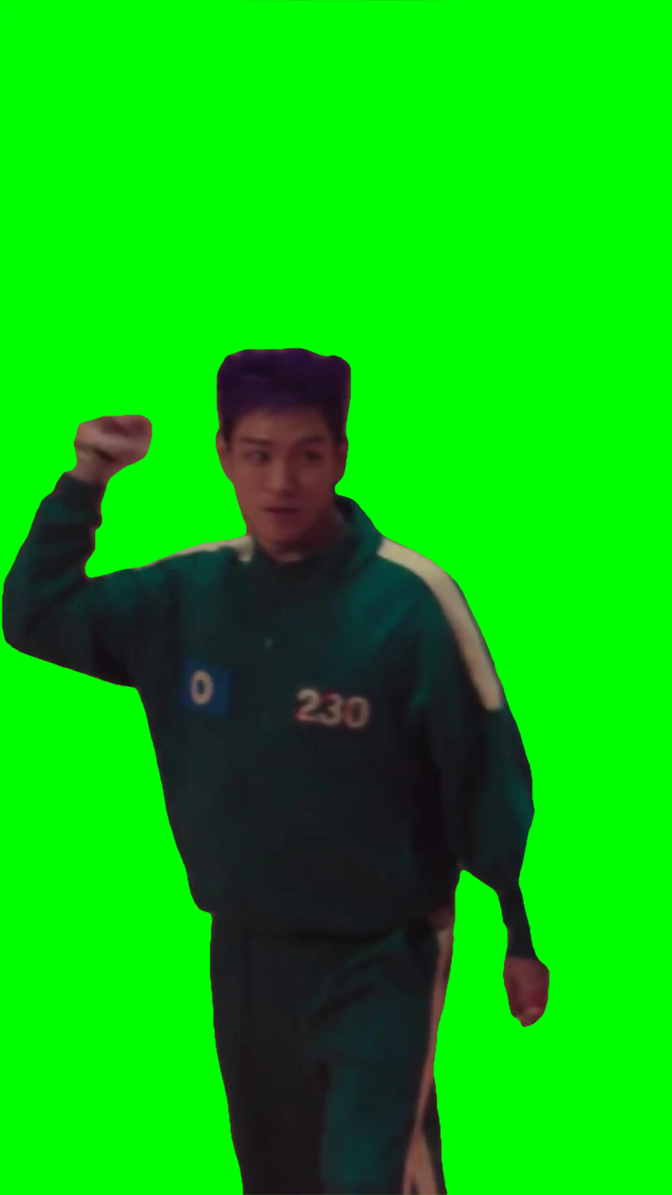 Squid Game Thanos Bang Bang Bang green screen