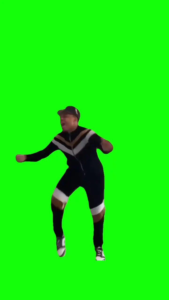 Steady rock Dance green screen