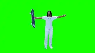 Steezus Christ Even Flow Green Screen