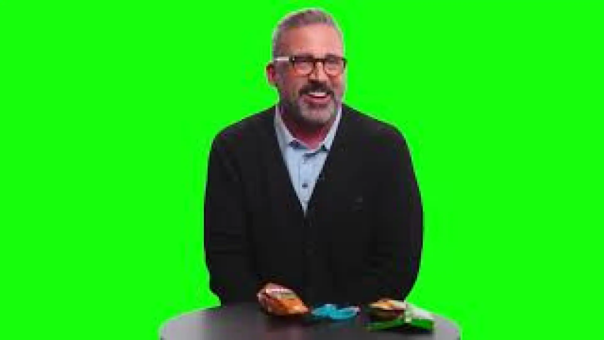 Steve Carell Meme Laughing green screen
