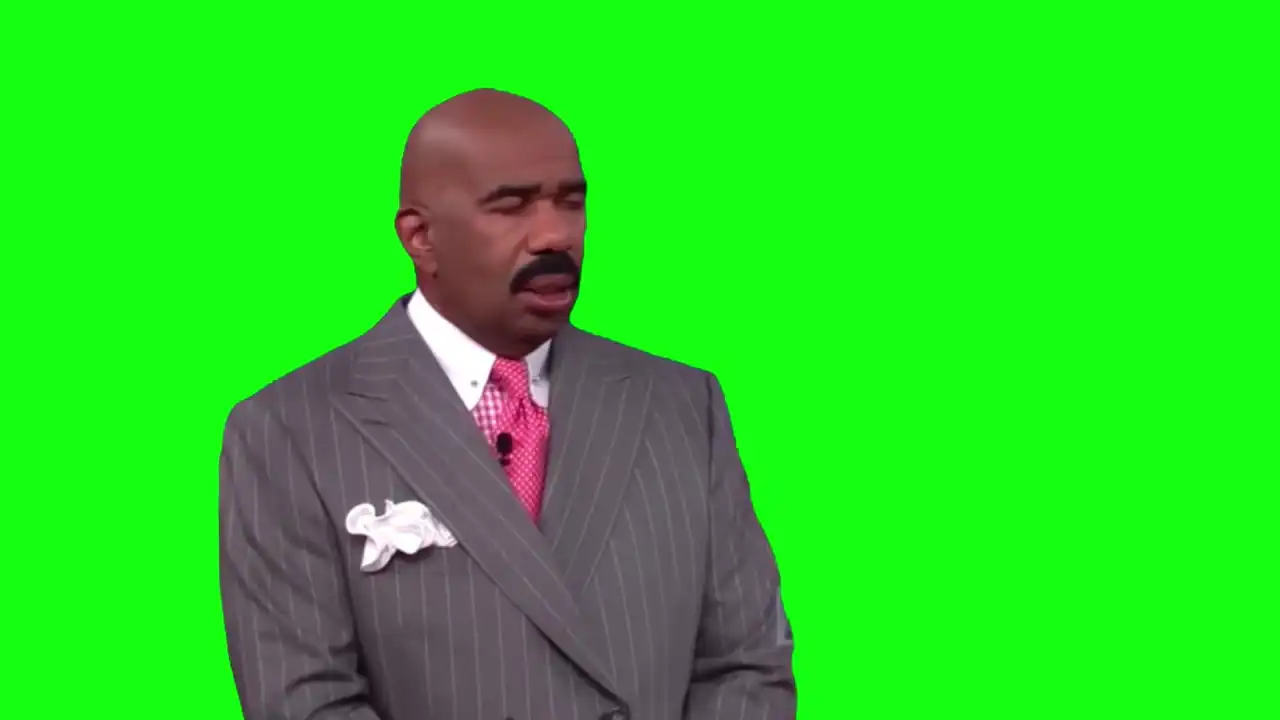 Steve harvey im so confused meme Green Screen