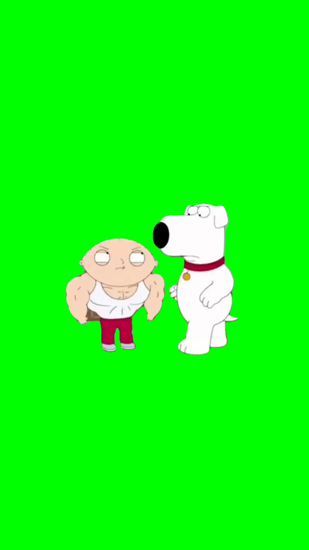 Stewie Blocking rian Meme Green Screen
