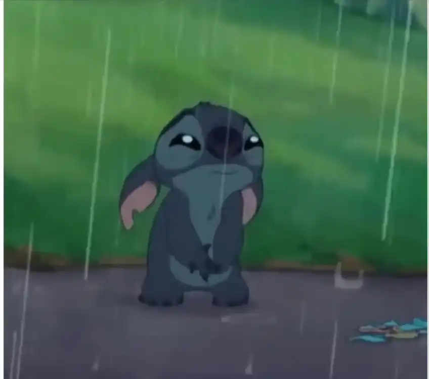 Stitch sad meme
