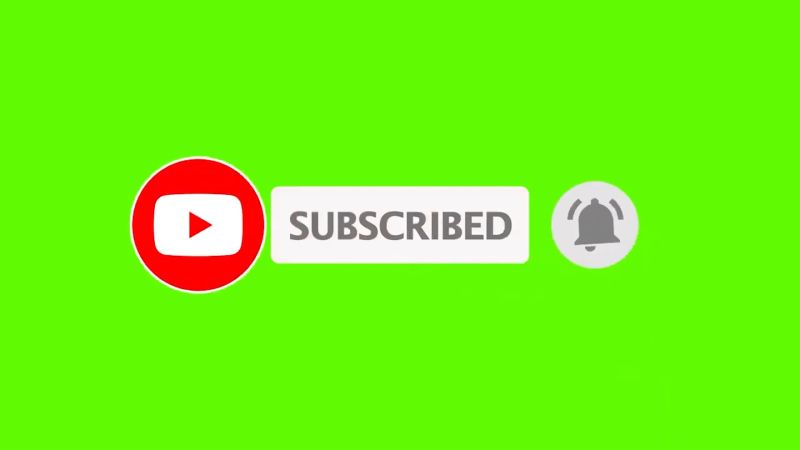 Subscribe Button Download Green Screen