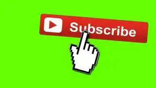 Subscribe Button Green Screen