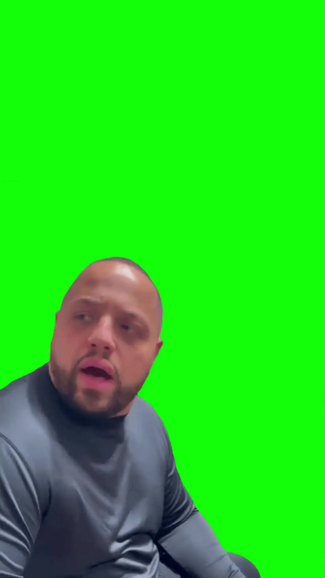 Surrounded by broke meme green screen