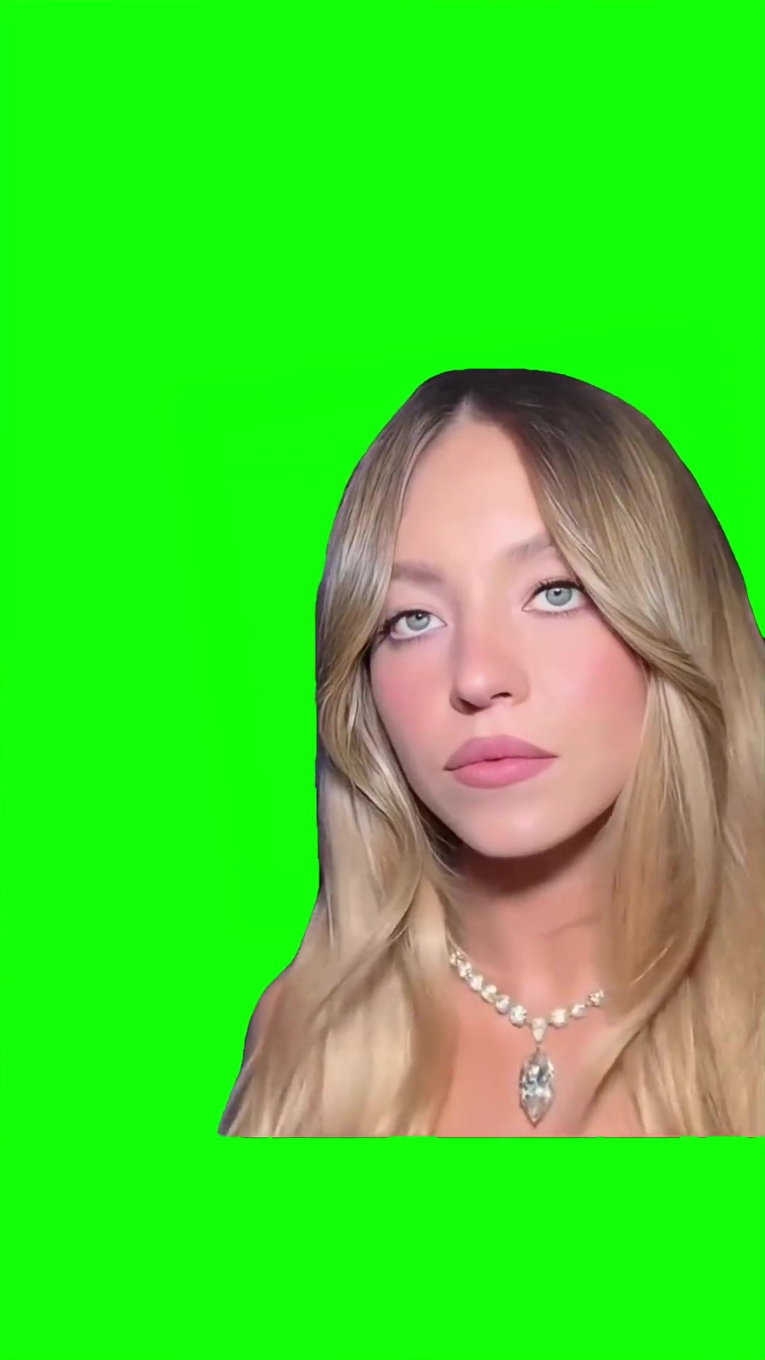 Sweeney flirting Green Screen Meme