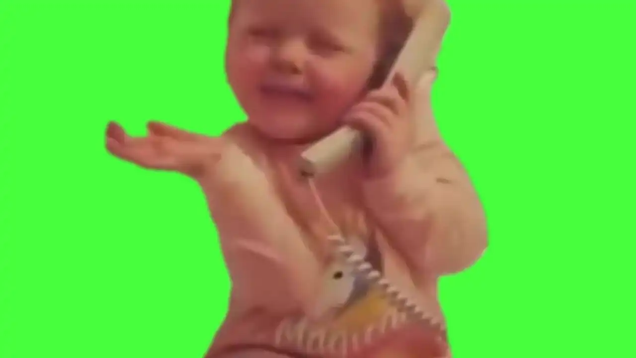 Sweet baby green screen