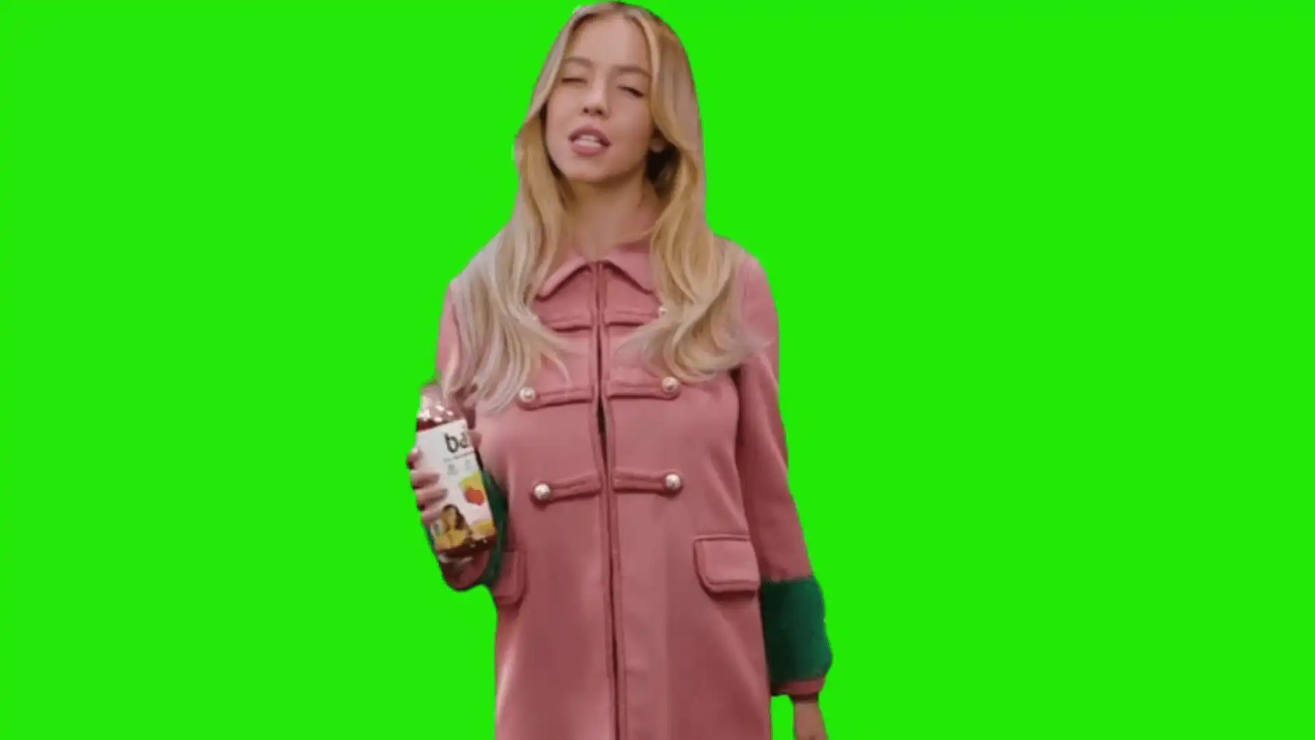 Sydney Sweeney Lets give this place little more wonder meme green screen