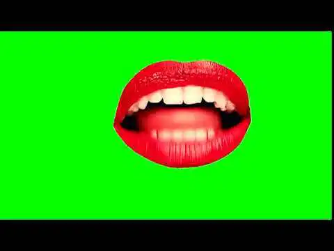 TALKING MOUTH GREEN SCREEN