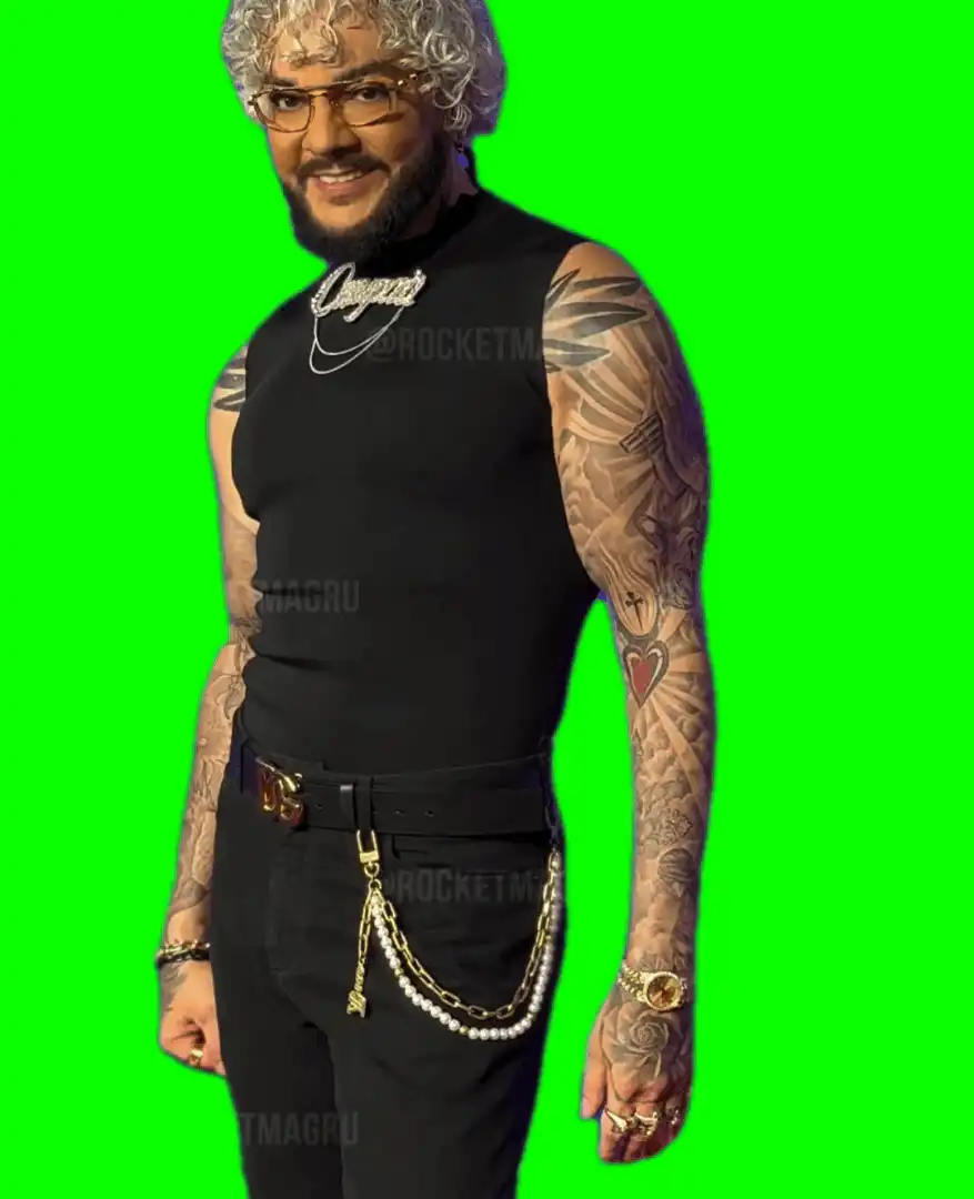 Tattoo Kirkorov Meme Green screen