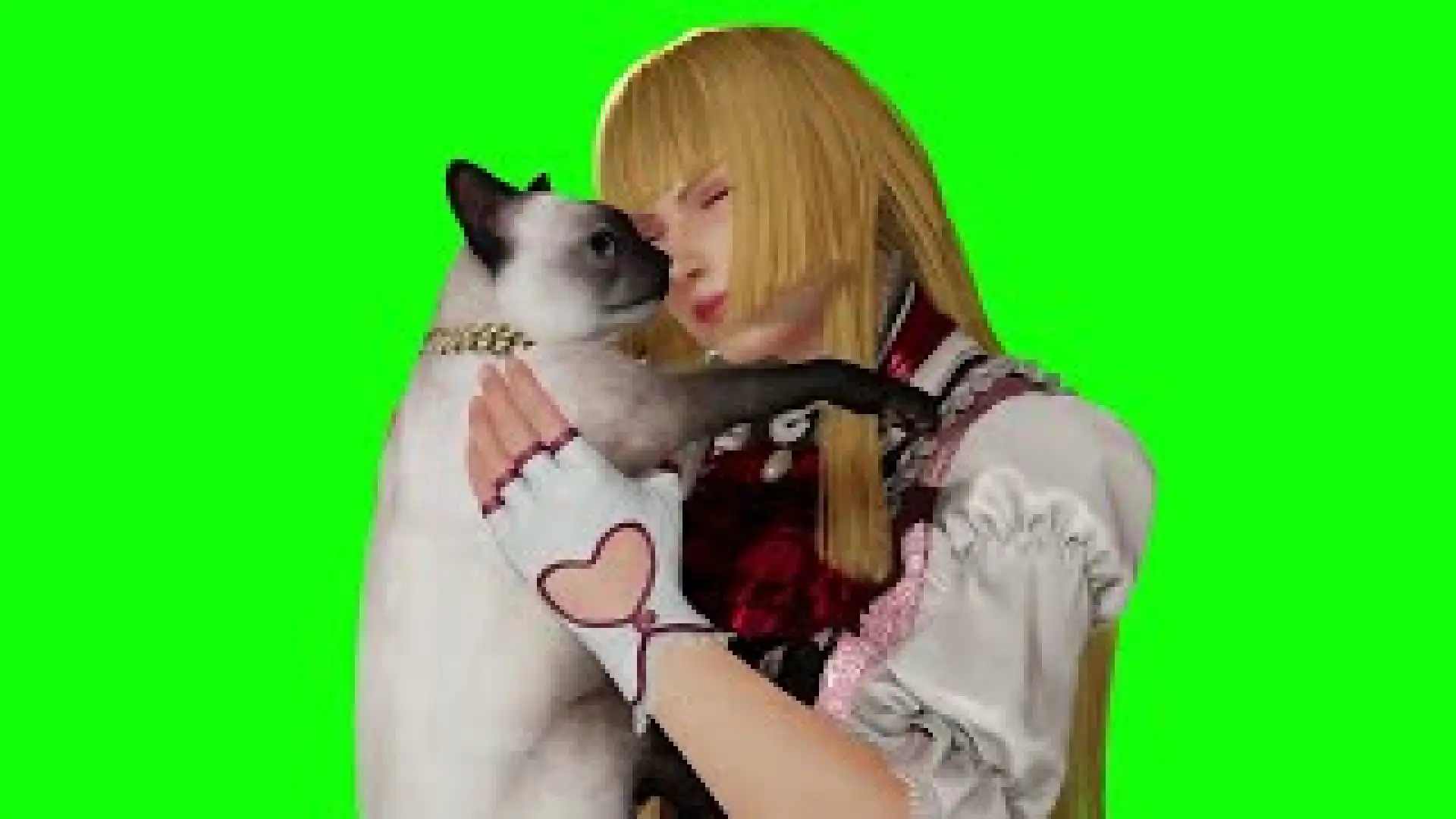 Tekken 8 Lili intros green screen