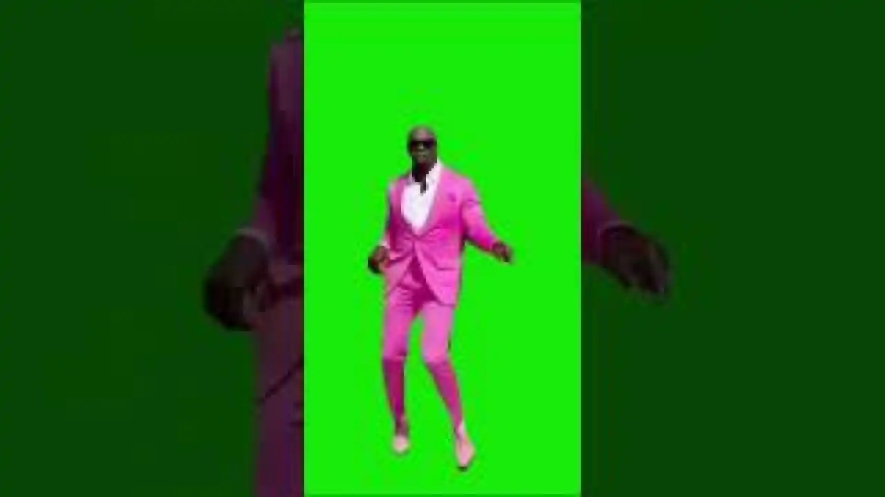 Terry Crews is dancing Green screen