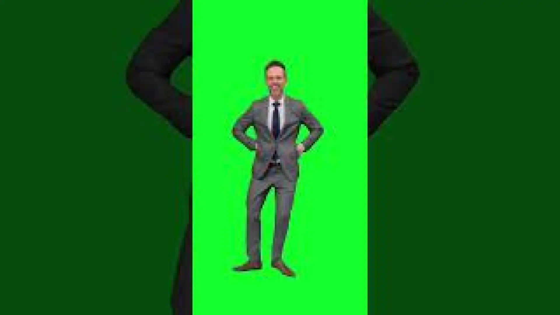 The dancing Weatherman boo’d up groove dance green screen