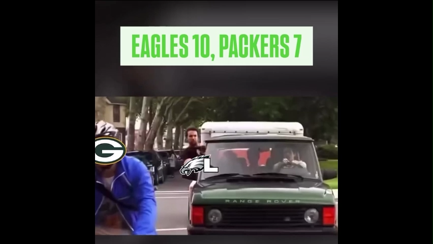 The Eagles Hit The Packers With An L Meme Video