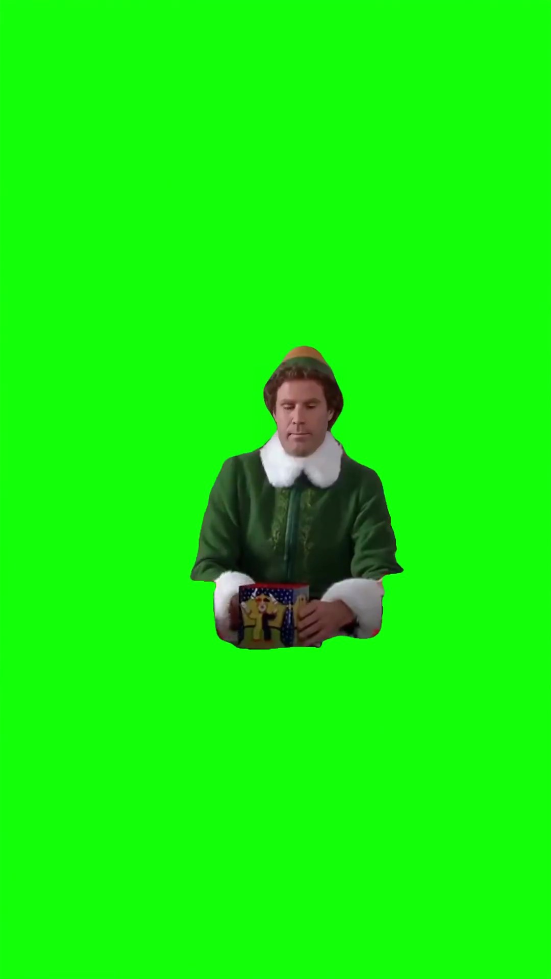 The Elf Movie Pop Goes the Weasel Green Screen Meme