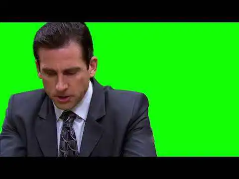 The Office Michael Scott yesh green screen