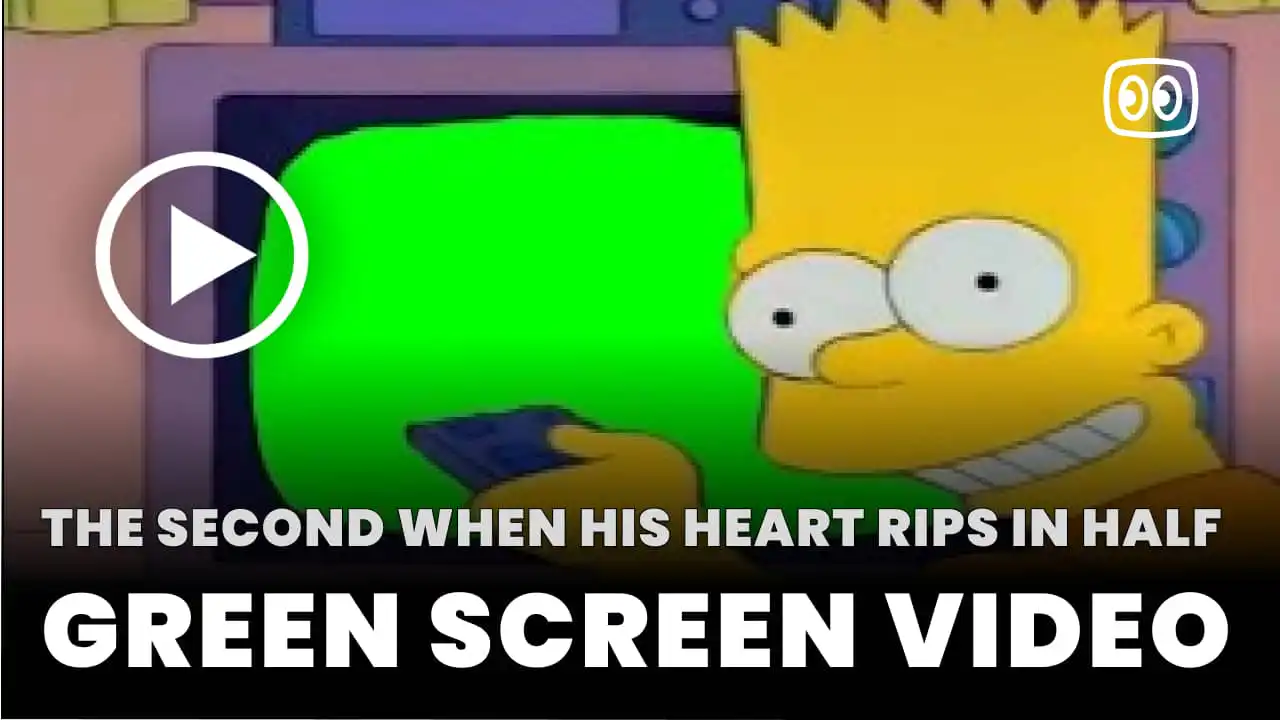 The Second When His Heart Rips In Half Green Screen