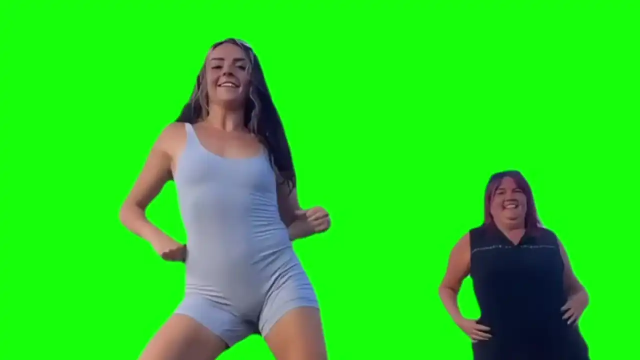 The spark Dance Video meme Green Screen