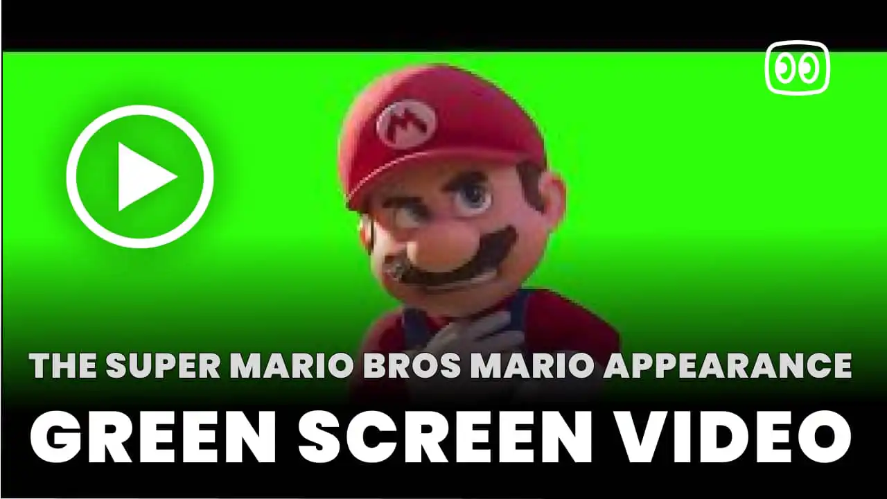 The Super Mario Bros Mario Appearance Green Screen