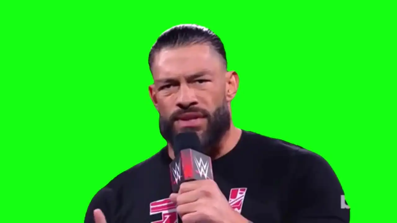 The tribal chief won’t do that Green Screen