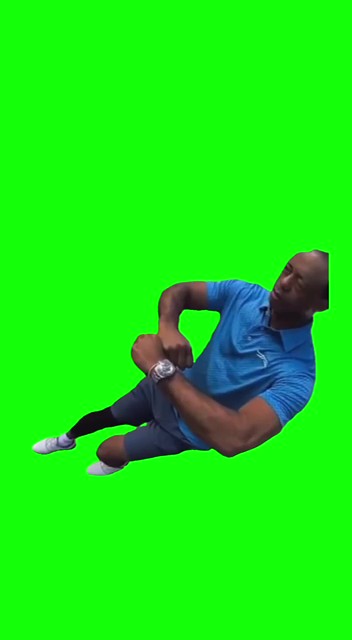Tiger Woods fails sobriety test dash cam Green Screen Meme