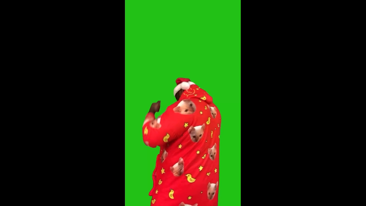 Time For Christmas Green Screen Meme Template