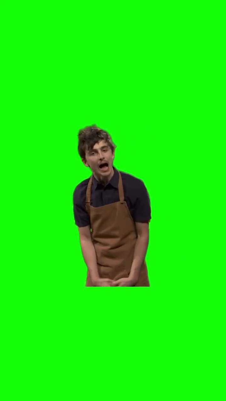 Timothee Chamolet Dance green screen
