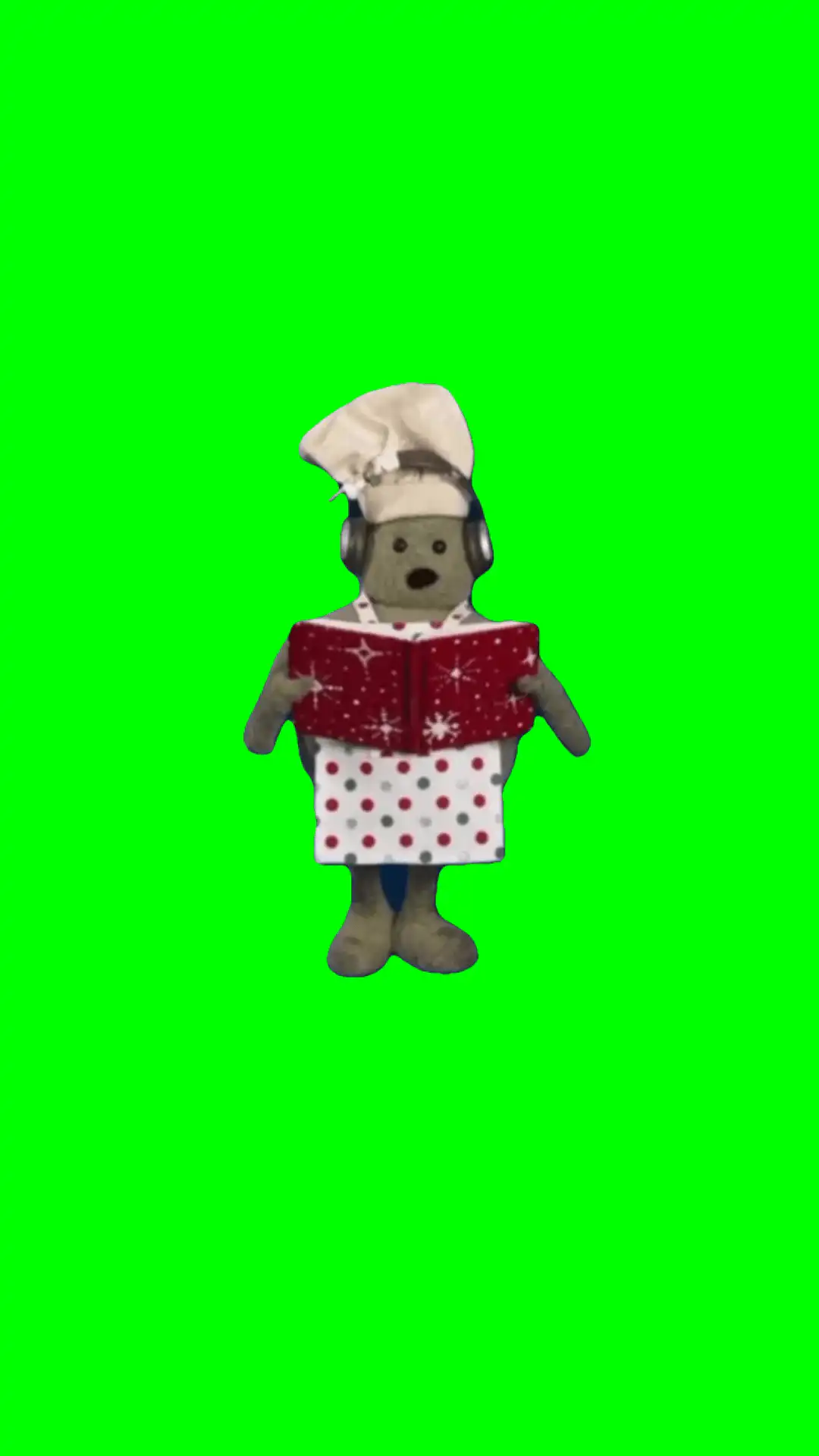 Tiny chef carol of the bells green screen